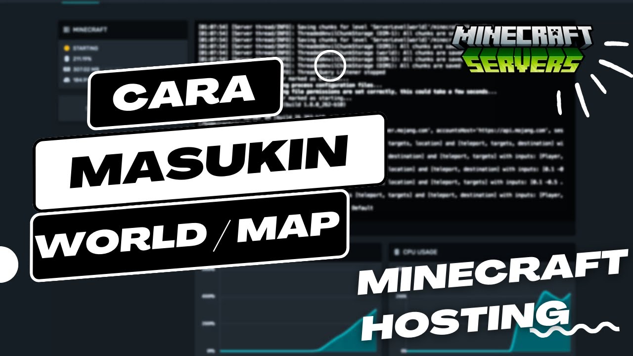 Cara Memasang World Map Sendiri ke Server Minecraft Hosting